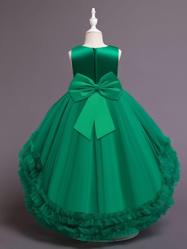 Vestido Cola de Pato Verde - Image 2