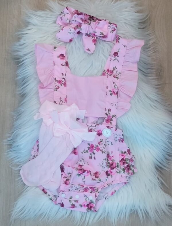 Asoleadores para Bebé Niña con Balaca y Medias - Image 3
